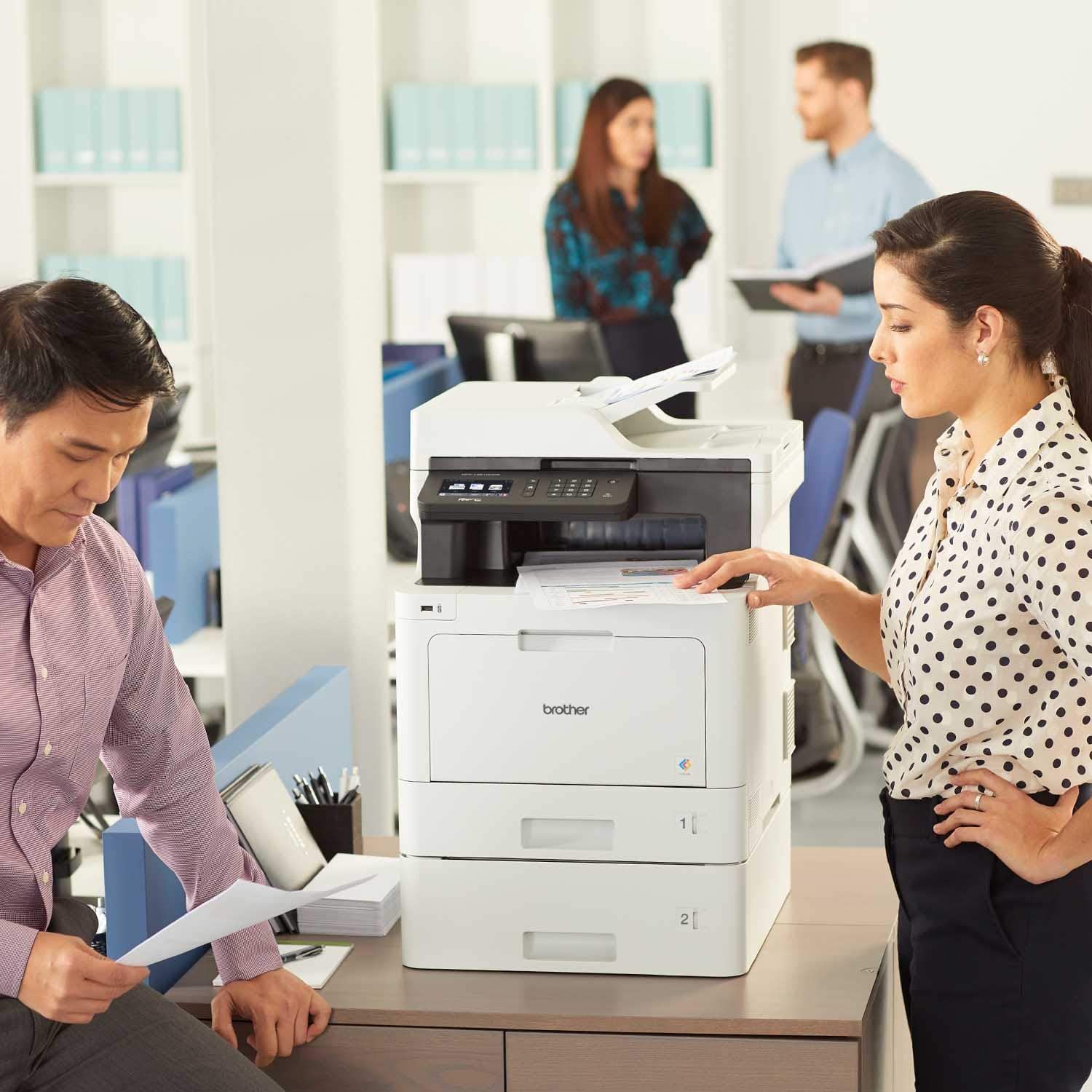 Brother Color Laser, Multifunction, All-in-One Printer, MFC-L8610CDW, Wireless Networking, Automatic Duplex Printing, Mobile Printing and Scanning,  Dash Replenishment Ready - Image 5